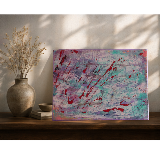 What Remained | Acrylic Flow Original | 16x12 inch | Canvas