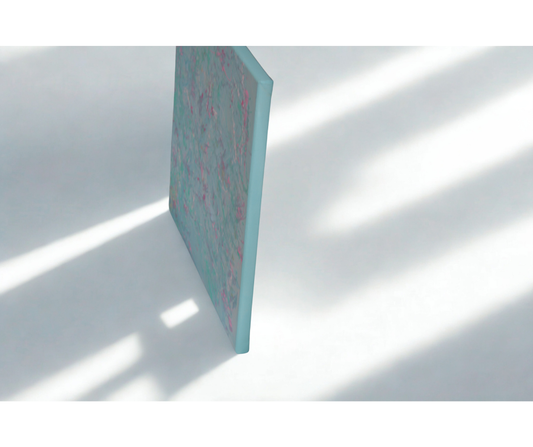 Under Water Bloom | Acrylic Flow Original | 14x14 inch | Canvas