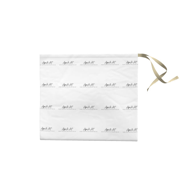 “Blue Current” Structured Canvas Tote