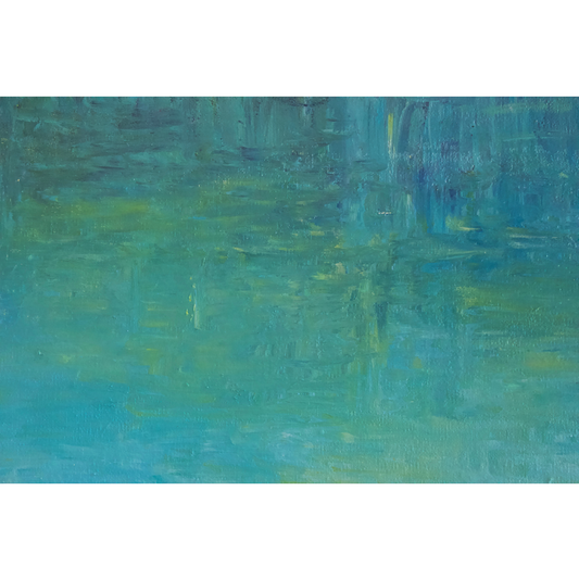 Where Light Settles | Acrylic Flow Original | 14x14 inch | Canvas