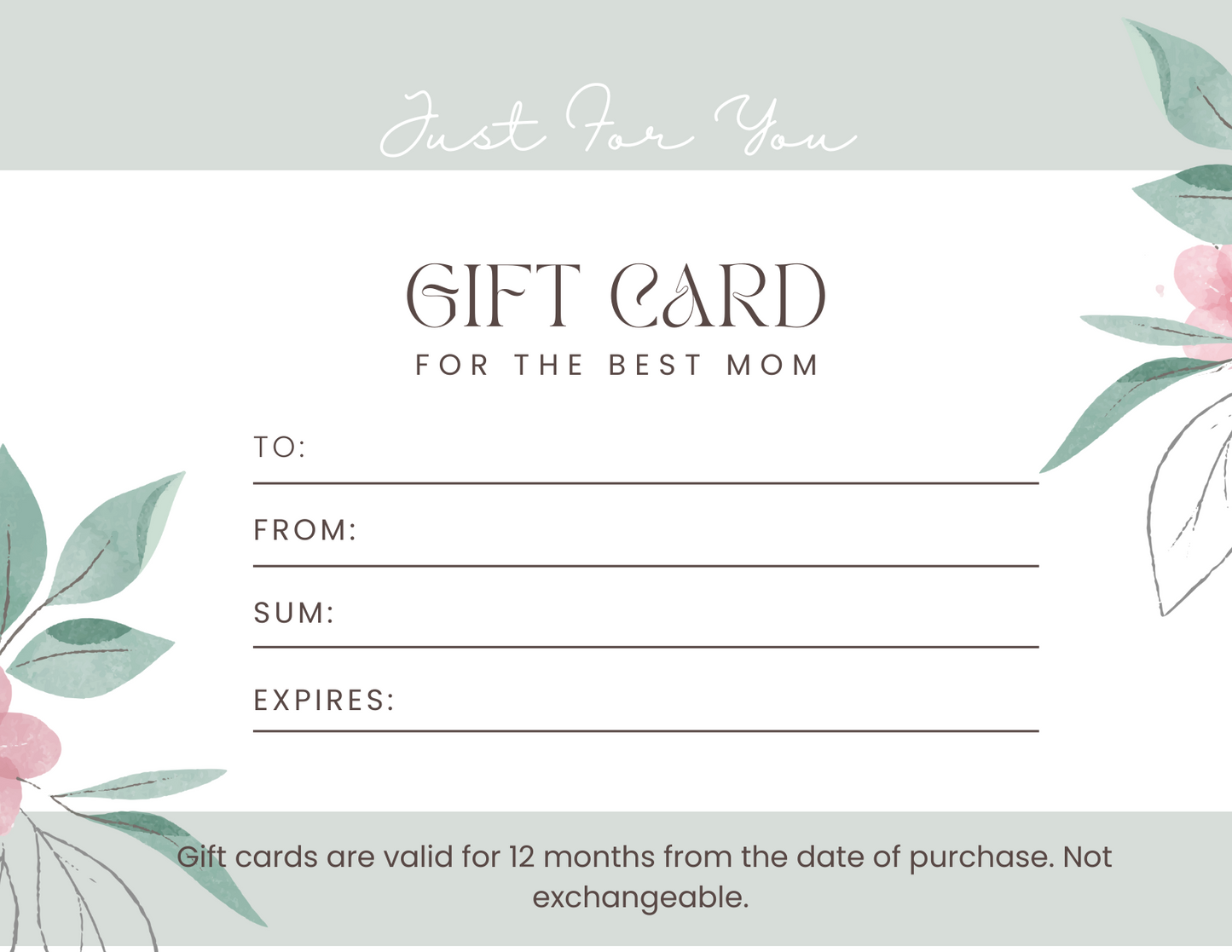 Mother's Day Gift Card