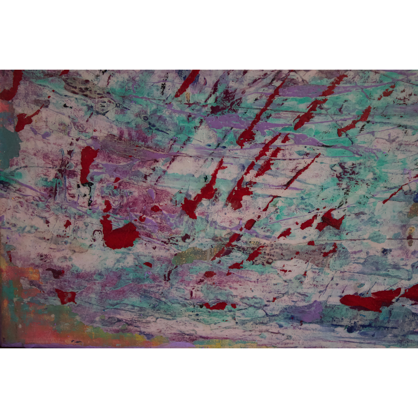 What Remained | Acrylic Flow Original | 16x12 inch | Canvas