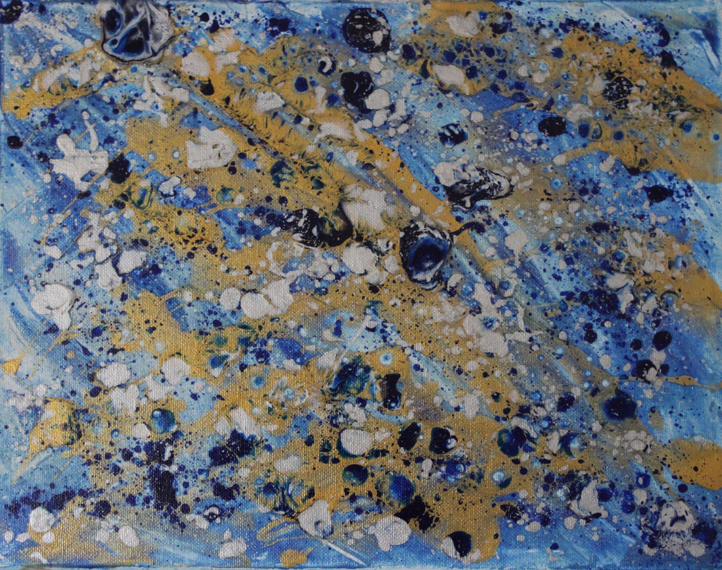 Mystical Paradise | Acrylic Flow Original | 11x14 inches | Canvas