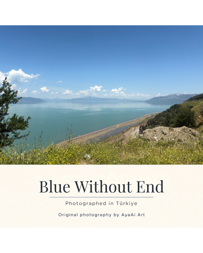 Blue Without End — Lake Eğirdir Fine Art Photography Print