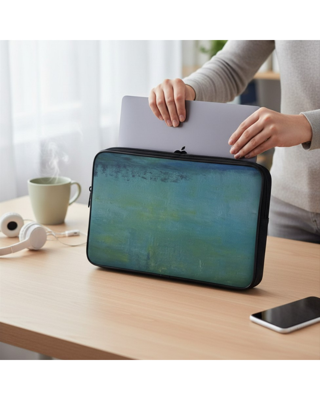 Where Light Settles Laptop Case