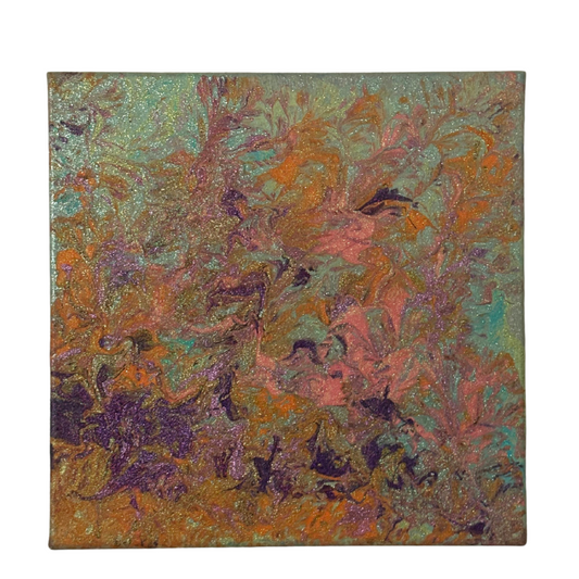 Garden of Falling Embers | Acrylic Original | 12x16 inch | Canvas