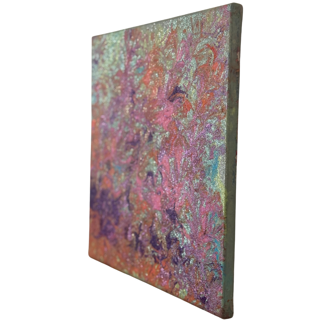 Garden of Falling Embers | Acrylic Original | 12x16 inch | Canvas