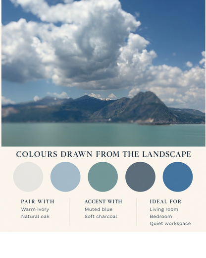 Where Sky Meets Stone — Lake Eğirdir Photography Print