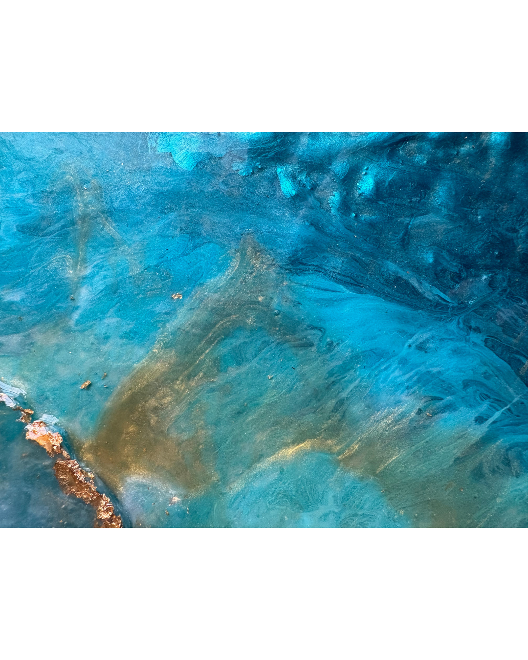 A Place You Still Carry | Mixed Media Resin | 10x10 inch | Wooden Panel | Shadow Box Frame