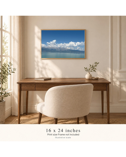 Where the Sky Rests — Lake Eğirdir Photography Print