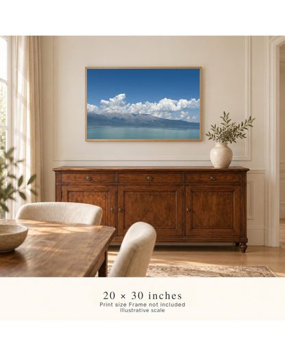Where the Sky Rests — Lake Eğirdir Photography Print