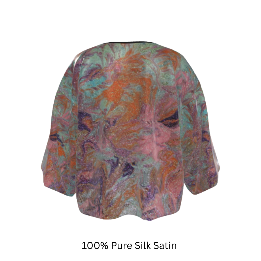 Garden of Falling Embers Kimono Jacket – Wearable Art