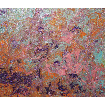 Garden of Falling Embers | Acrylic Original | 16x12 inch | Canvas