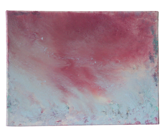 SunSet In The Ocean | Acrylic Original | 12x16 inch | Canvas