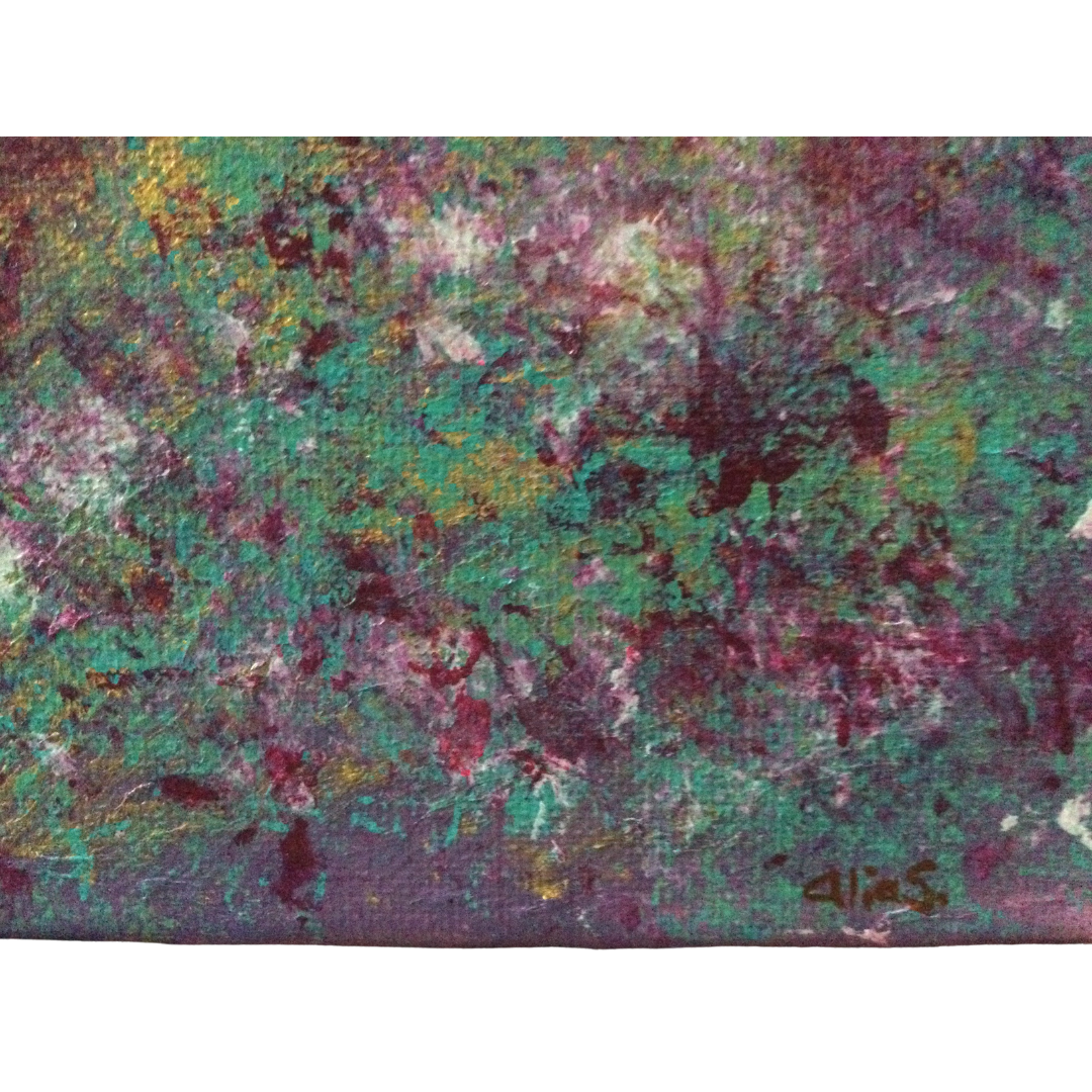 Roses In Gold | Acrylic Original | 8x10 inches | Canvas