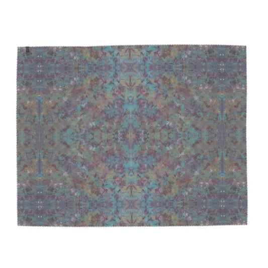 “Roses in Gold” Silk Art Scarf