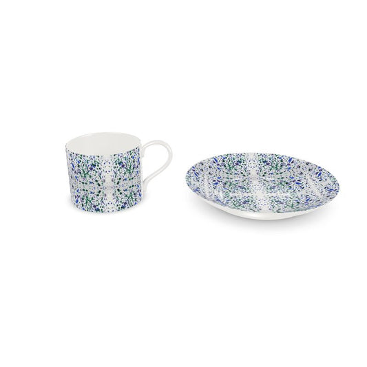 “Meadow Whisper” Cup & Saucer Set