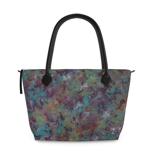 Veil of Embers Tote Bag – Abstract Art Carryall