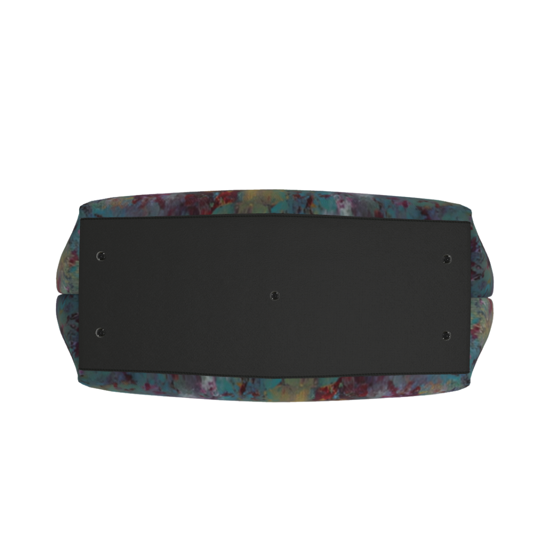 Veil of Embers Tote Bag – Abstract Art Carryall