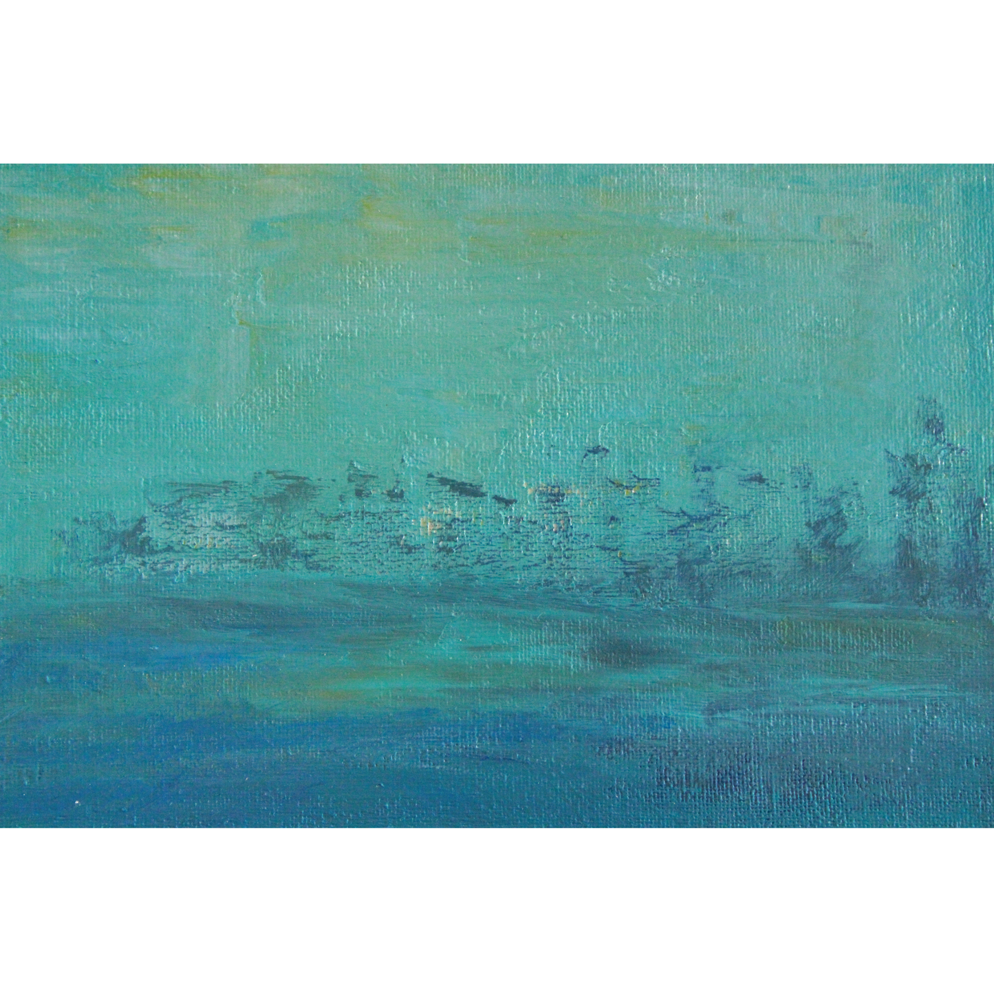 Where Light Settles | Acrylic Flow Original | 14x14 inch | Canvas