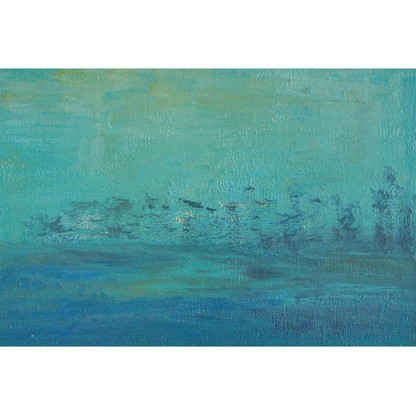 Where Light Settles | Acrylic Flow Original | 14x14 inch | Canvas