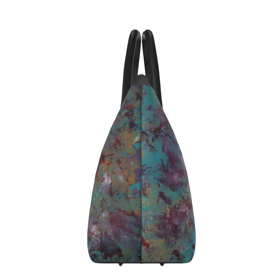 Veil of Embers Tote Bag – Abstract Art Carryall