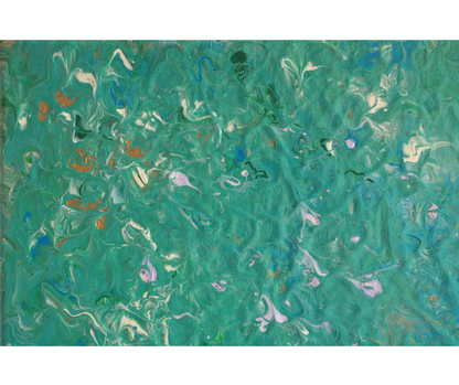 Blue Anemone | Acrylic Flow Original | 16x12 inch | Canvas