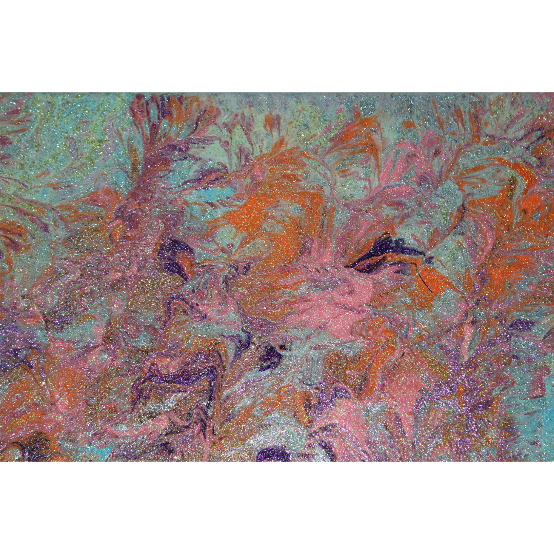 Garden of Falling Embers | Acrylic Original | 12x16 inch | Canvas