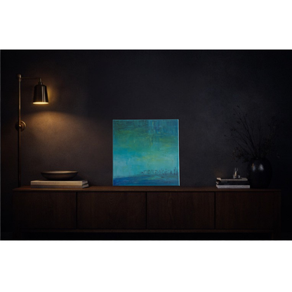 Where Light Settles | Acrylic Flow Original | 14x14 inch | Canvas
