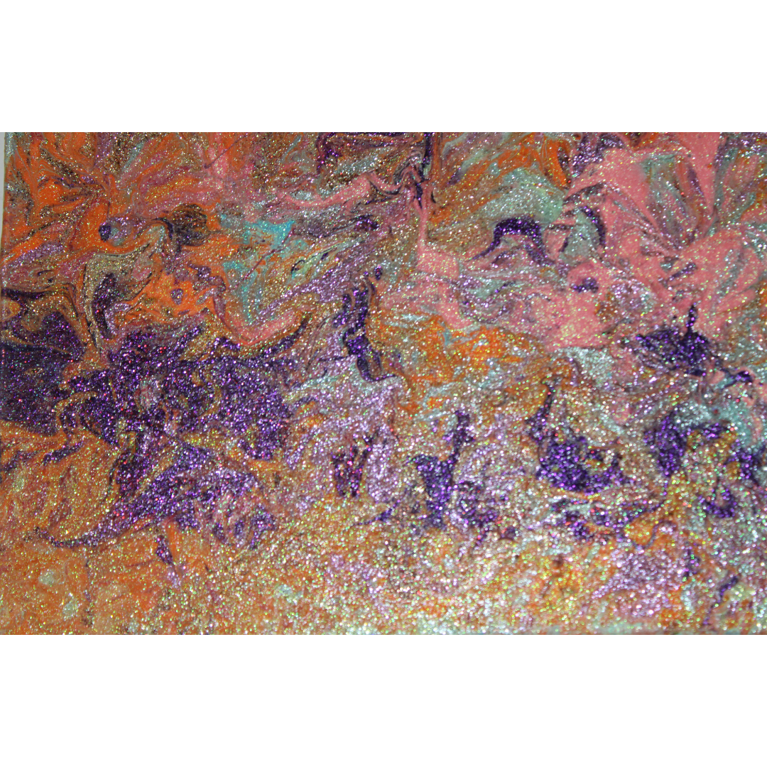 Garden of Falling Embers | Acrylic Original | 12x16 inch | Canvas