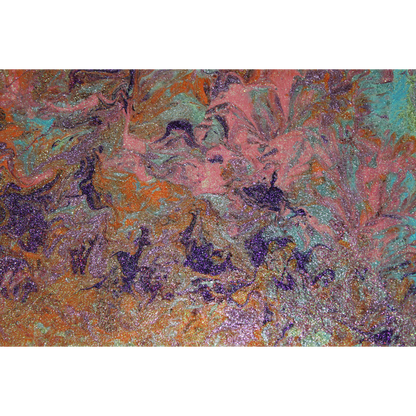 Garden of Falling Embers | Acrylic Original | 16x12 inch | Canvas