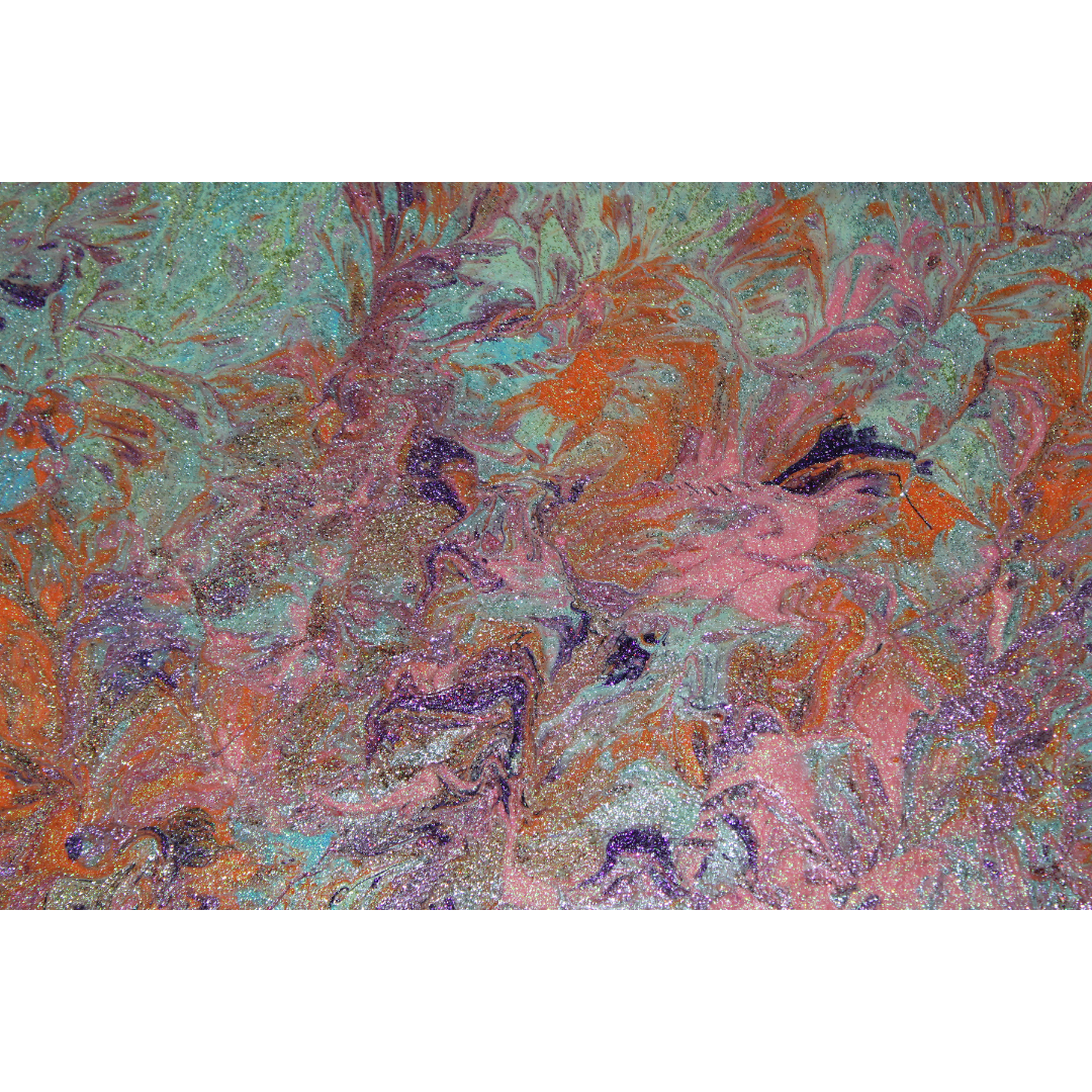 Garden of Falling Embers | Acrylic Original | 12x16 inch | Canvas