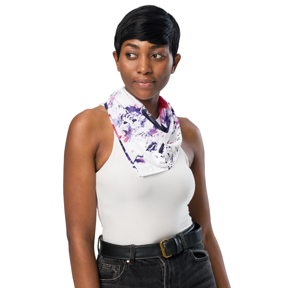 Luxe Bloom | Artistic Statement Scarf