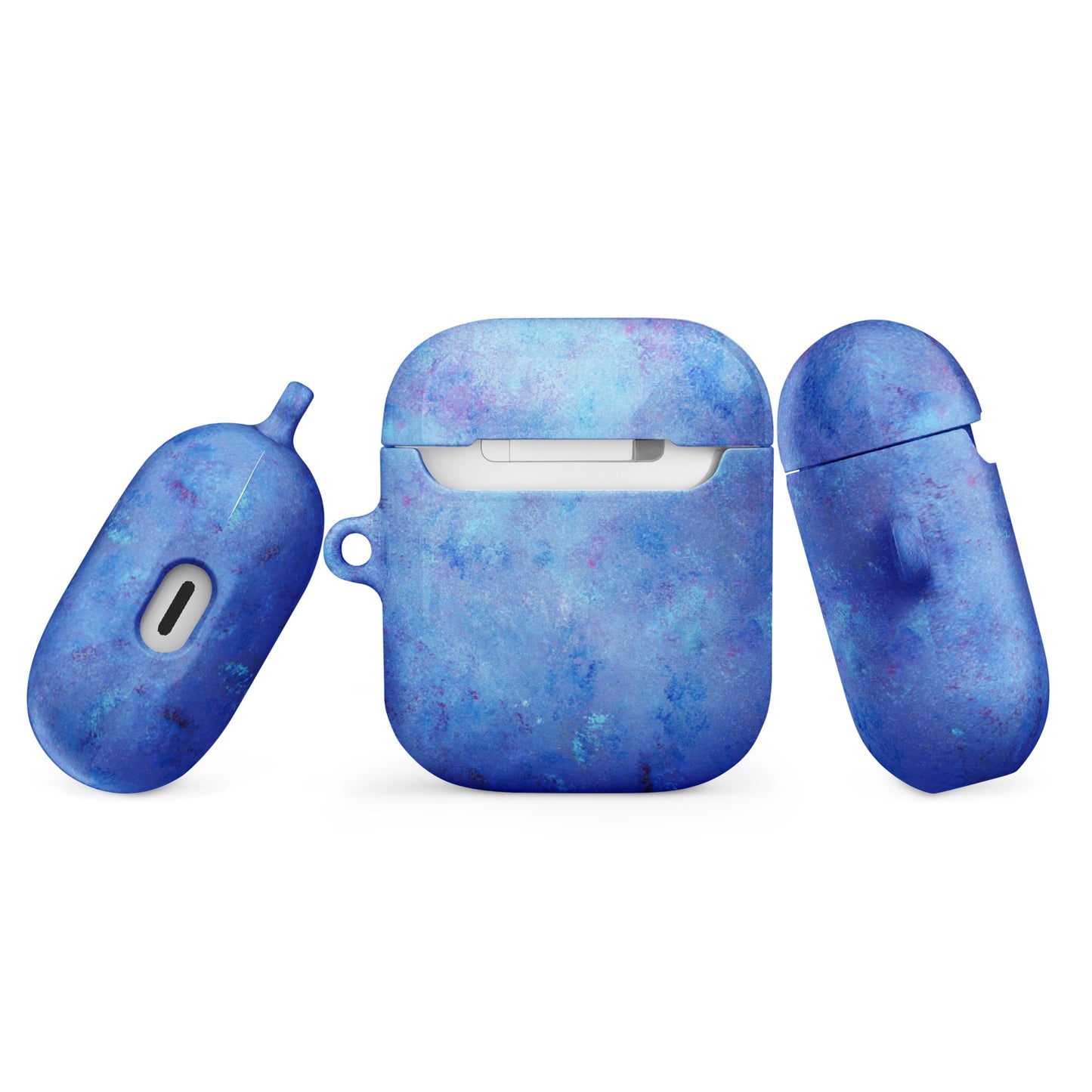 Blue Marbled Design Case for AirPods