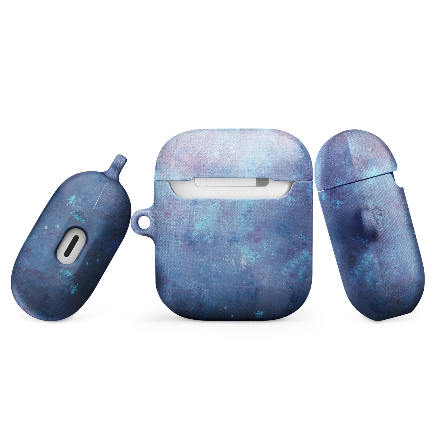 Blue and Purple Cosmic Design Case for AirPods