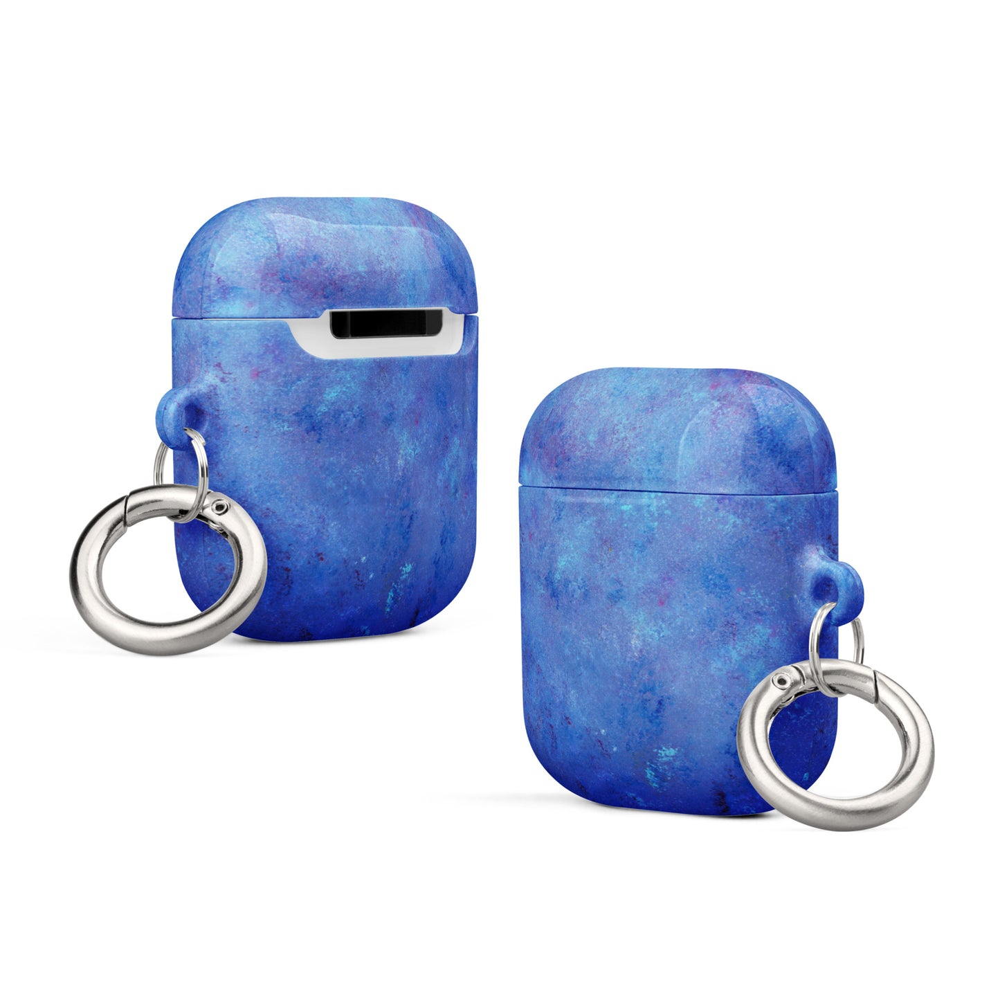 Blue Marbled Design Case for AirPods