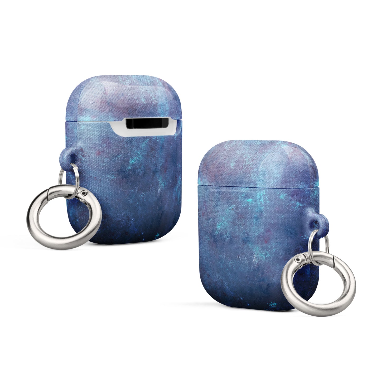 Blue and Purple Cosmic Design Case for AirPods