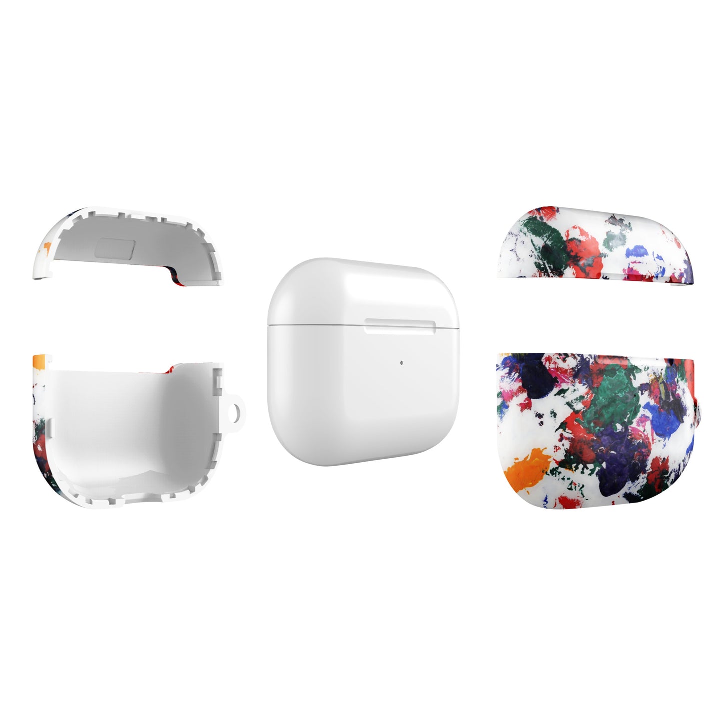 Rainbow Paint Splatter Case for AirPods