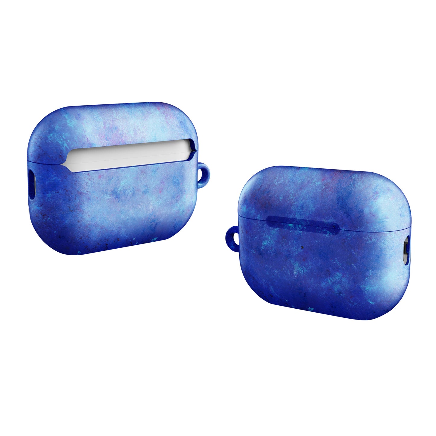 Blue Marbled Design Case for AirPods