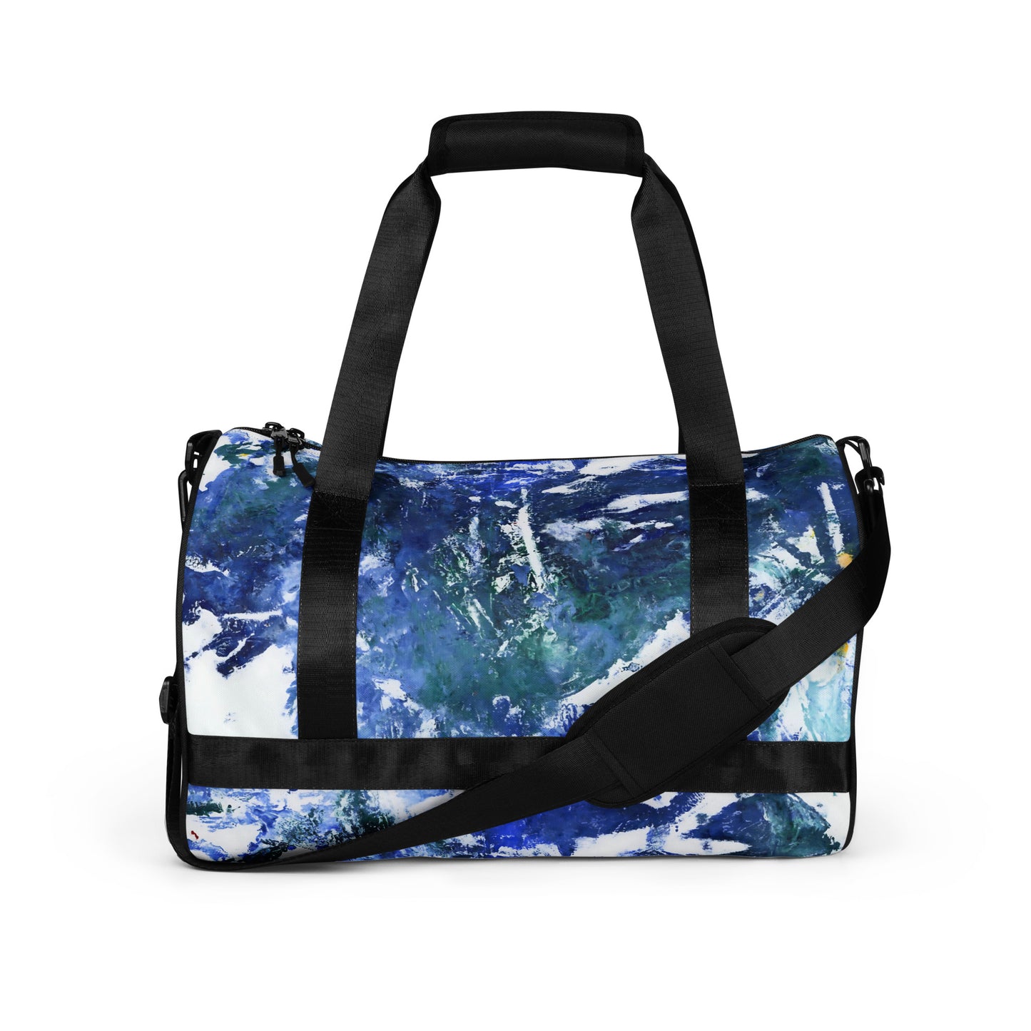 Dark Blue Ocean Pattern | Gym Bag