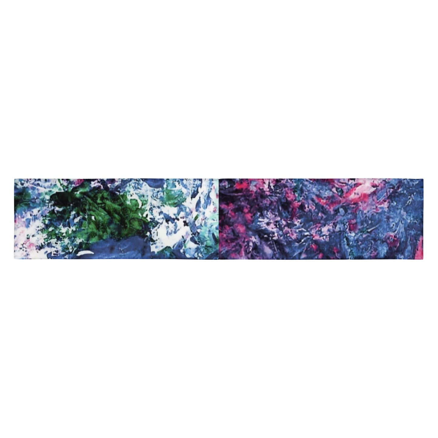 Athletic Headband | Blue Floral Pattern