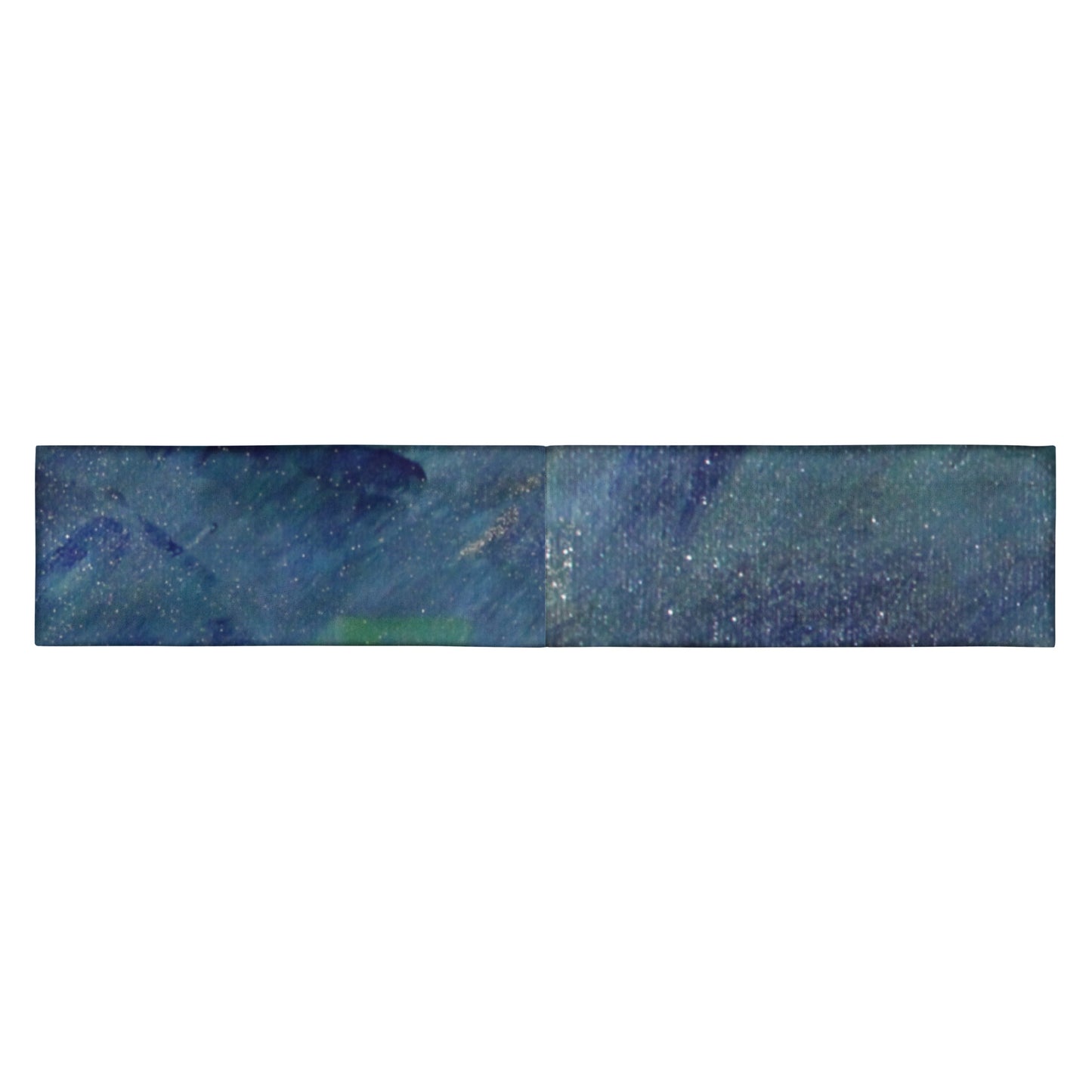 Athletic Headband | Teal Blue, Green and Silver