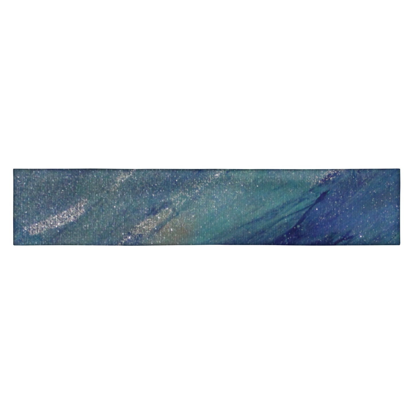 Athletic Headband | Teal Blue, Green and Silver