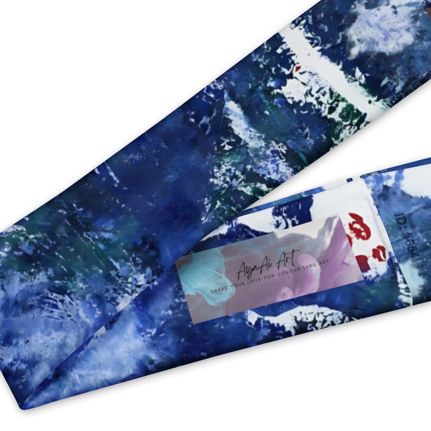 Athletic Headband | Blue Galaxy Pattern