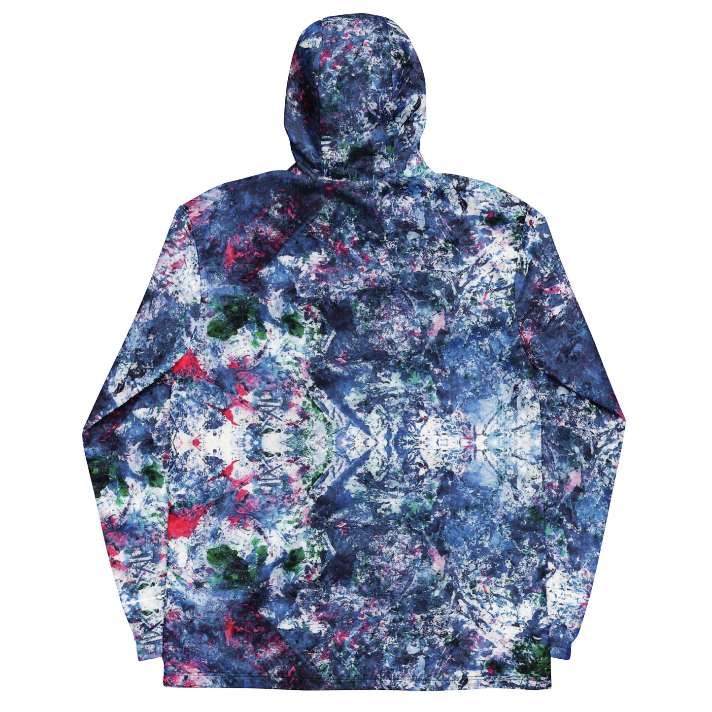 Men's Lightweight Windbreaker Jacket | Vibrant Print | Water-Resistant | Regular Fit | Mesh Lined with Zippered Pockets