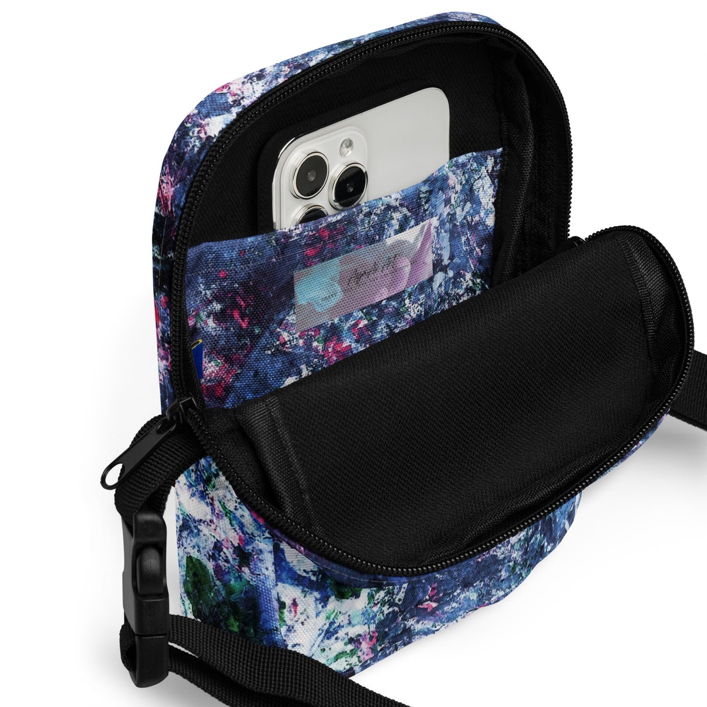 Utility Crossbody Bag | Multi-Colour Print