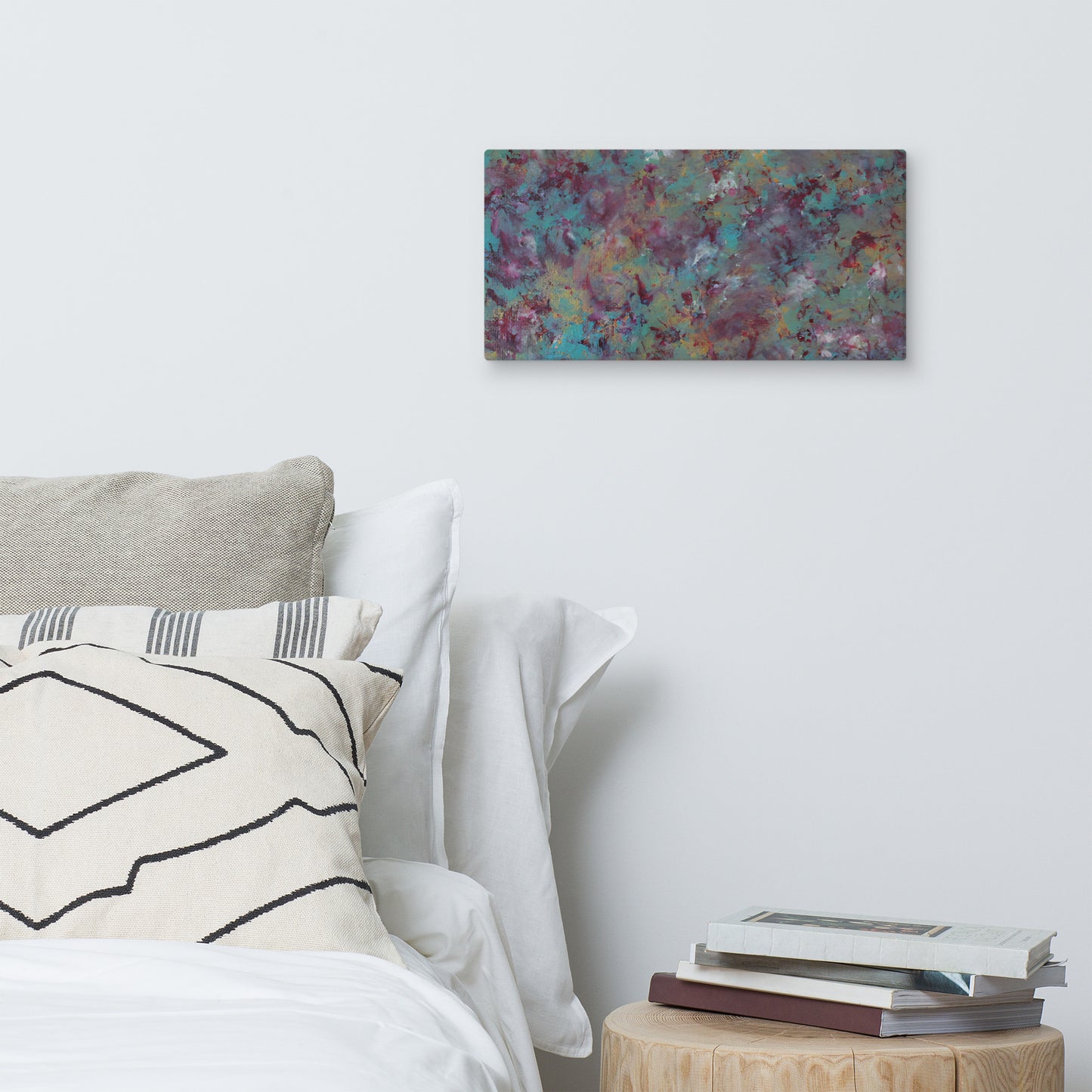 Roses In Gold | Canvas Print