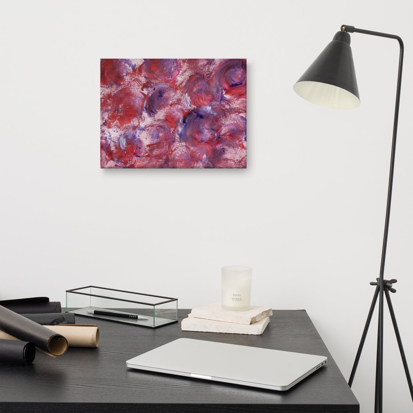 Rosy On By | Canvas Print |