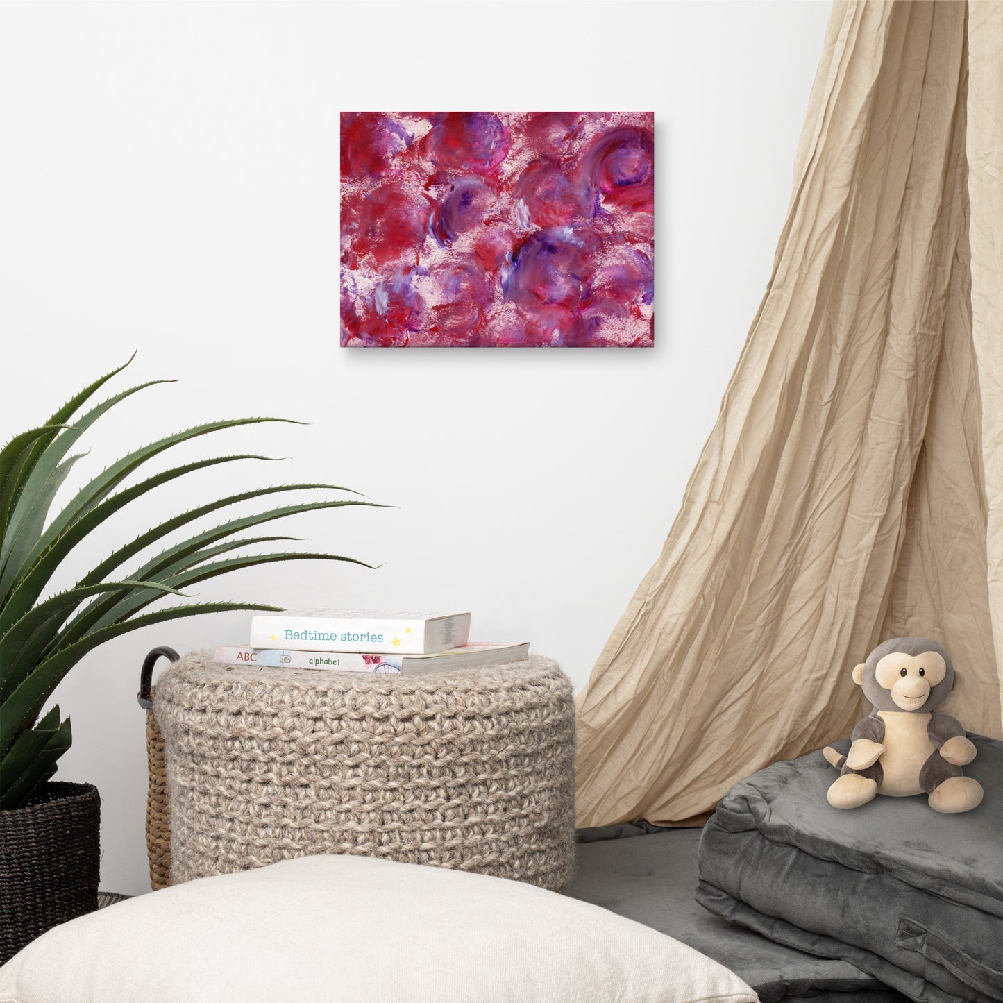 Rosy On By | Canvas Print