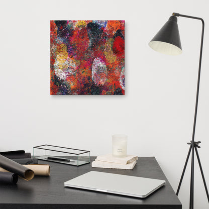 Rock Garden | Mixed Media Abstract Art | Canvas Print